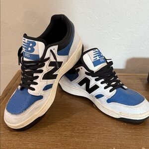 New Balance Men's Blue and White 480 Sneakers